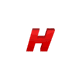 An exploding letter H.