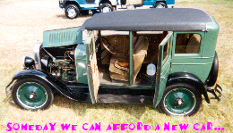 1928 Chev at Beach Barons Rod Run