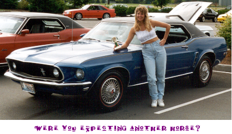 photo of 1969 Grande Mustang at club Mustangs Unlimited car show